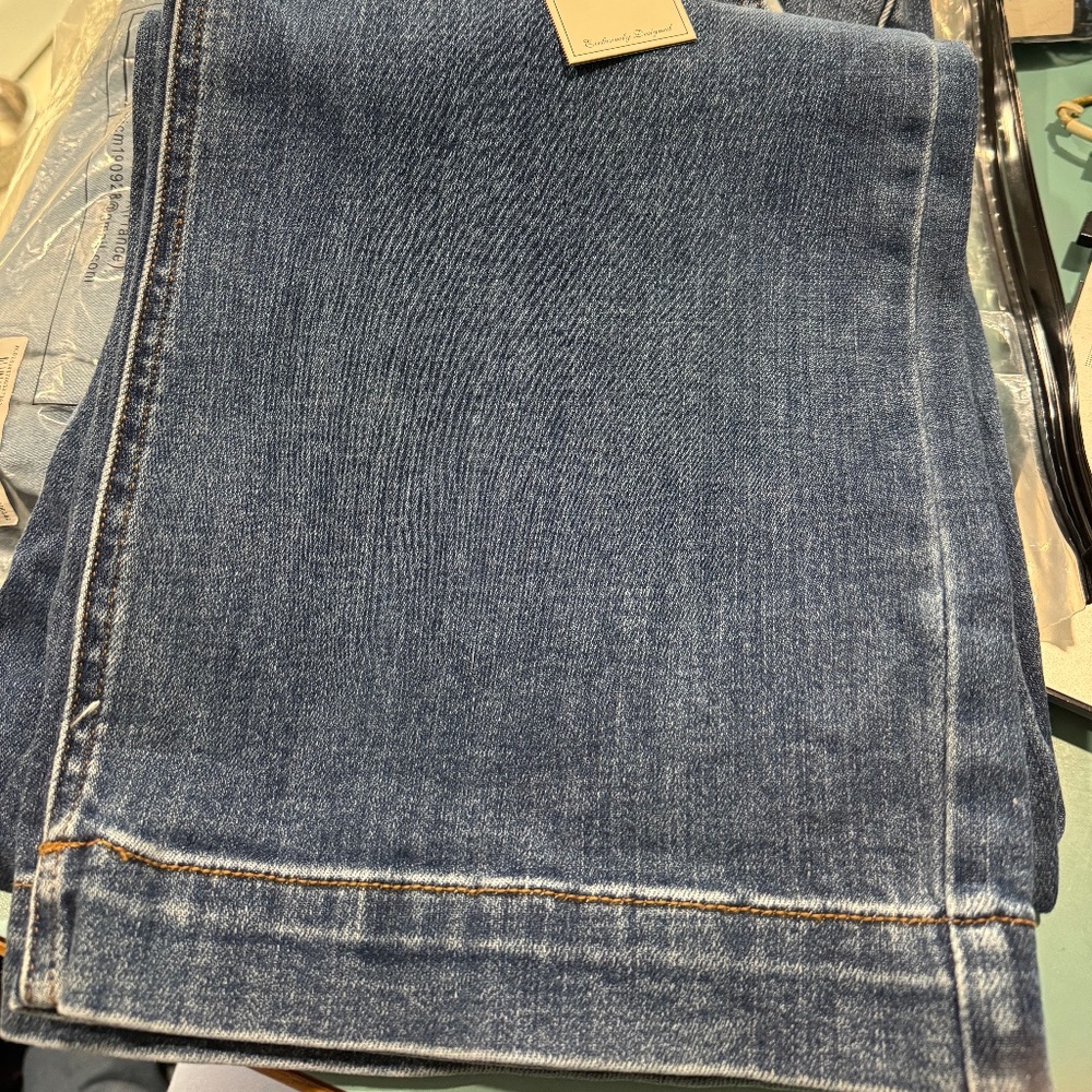 Judy Blue Wide Leg High Waist Blue Jeans 14W